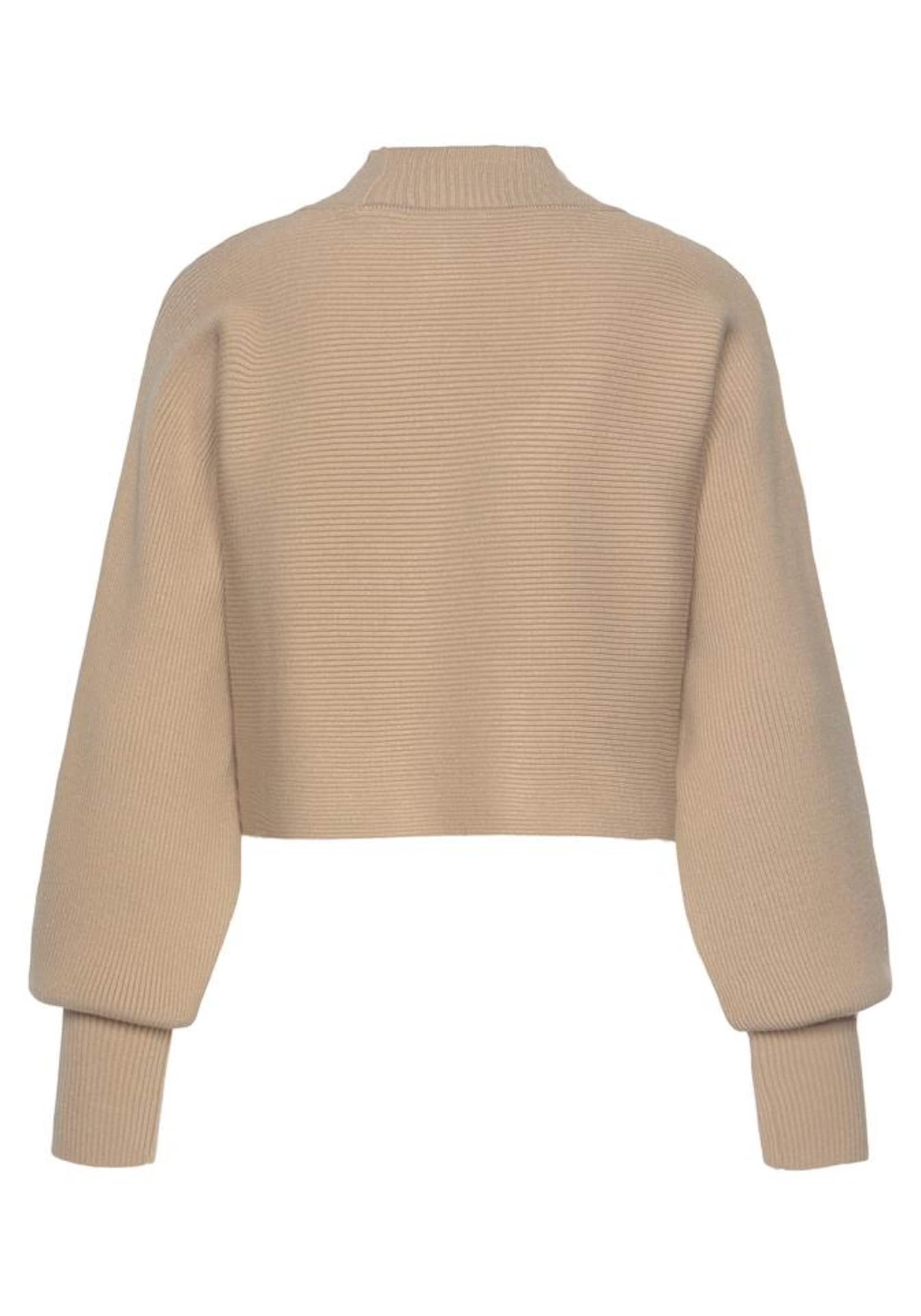 LASCANA Pullover i beige