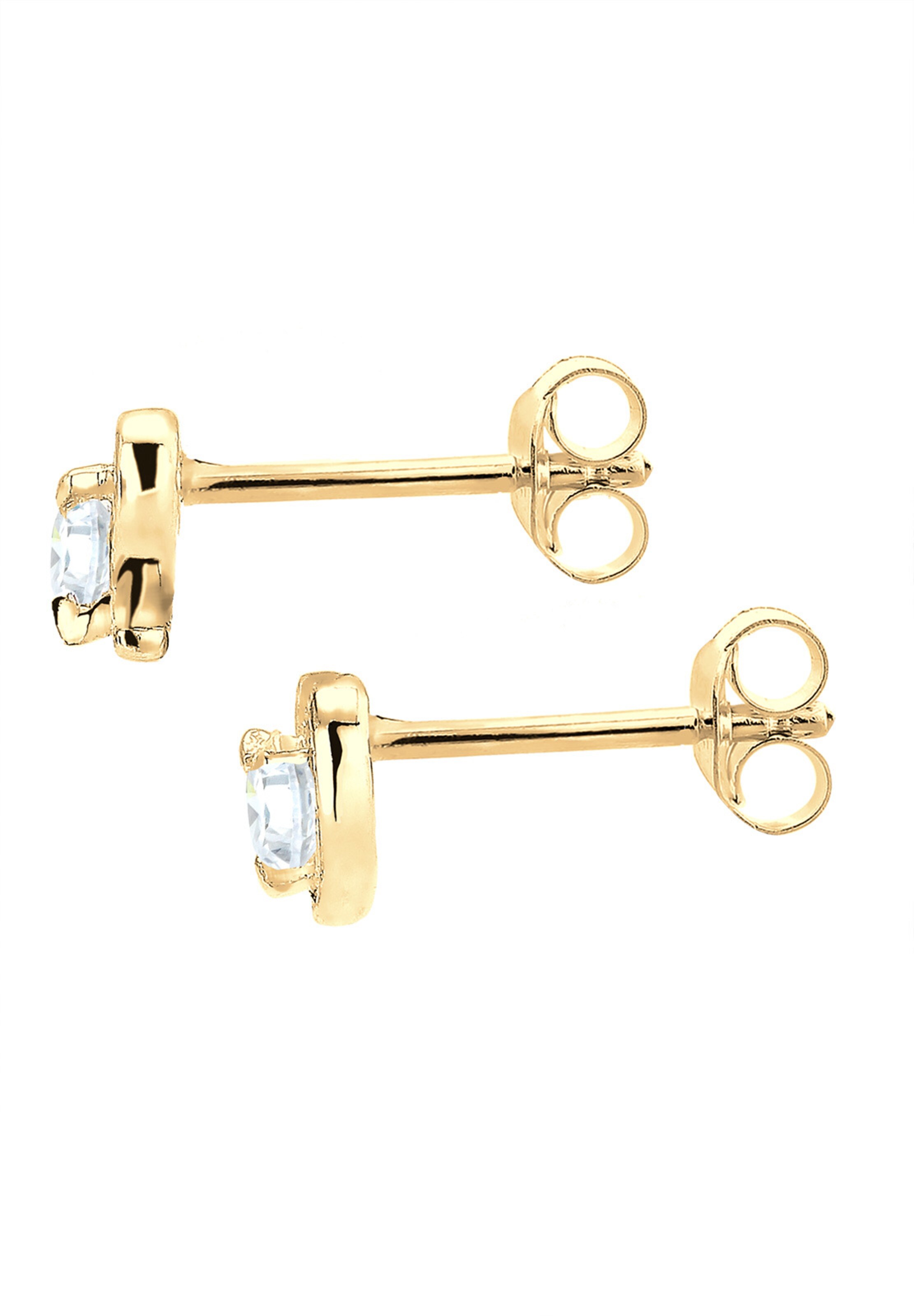 ELLI PREMIUM Earrings 'Herz' in Gold