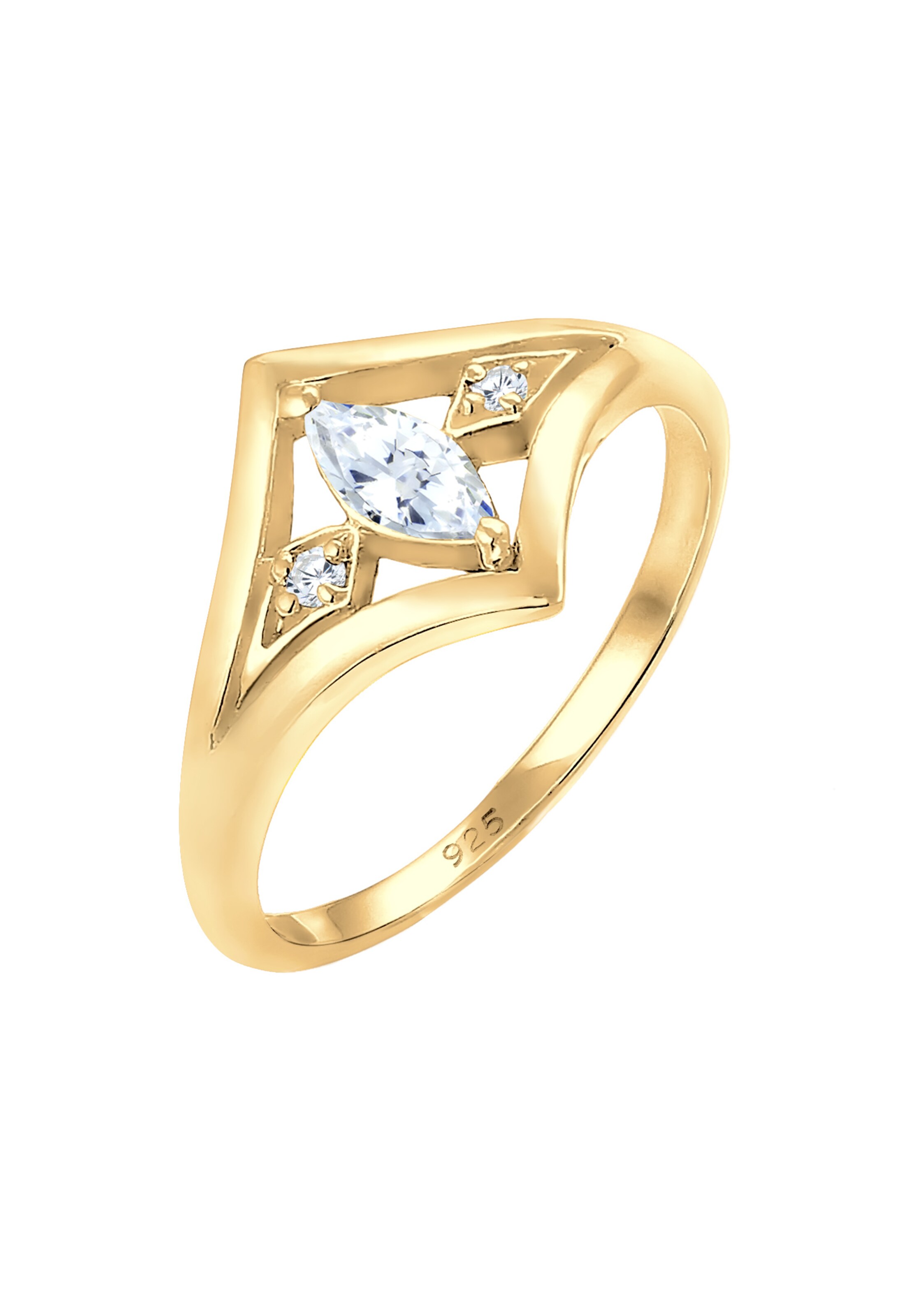ELLI Ring in Gold: front
