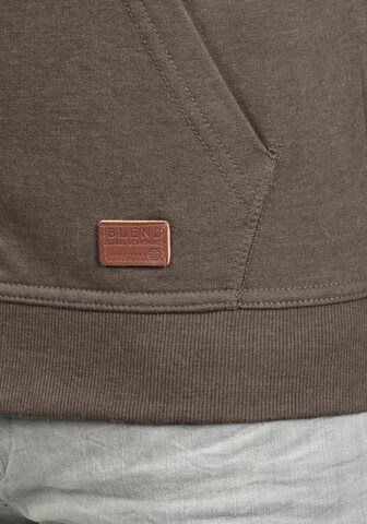 BLEND Zip-Up Hoodie 'Speedy' in Brown