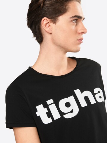 tigha T-Shirt in Schwarz