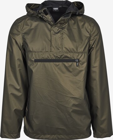 Urban Classics Between-Season Jacket in Green: front