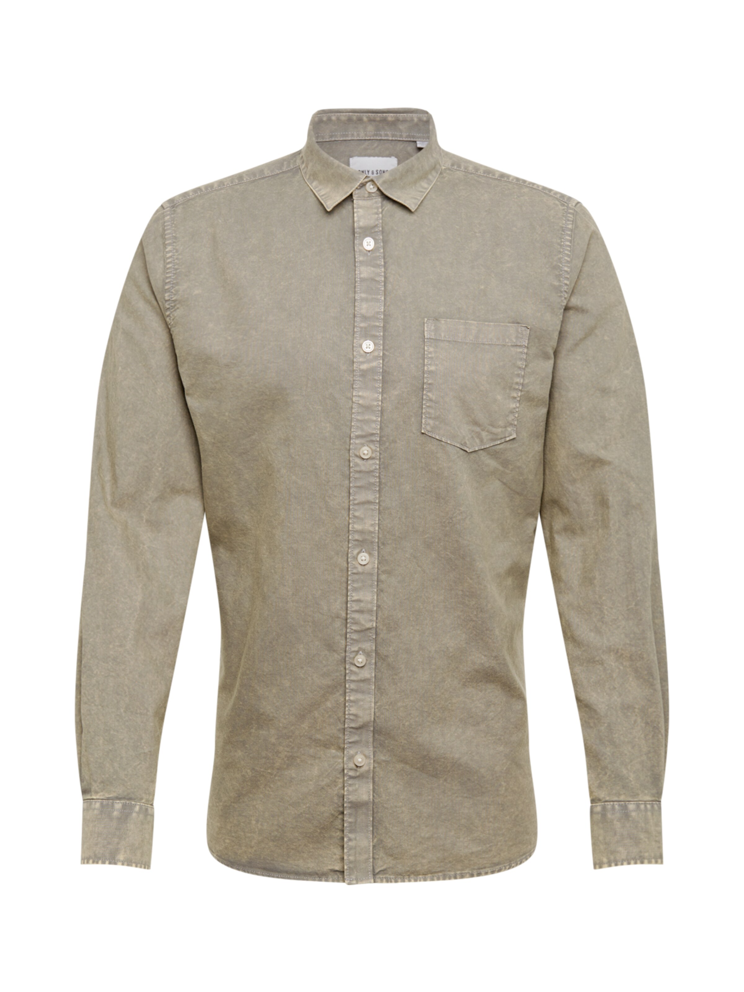 Only & Sons - Overhemd 'LUCAS' in de kleur Rookgrijs