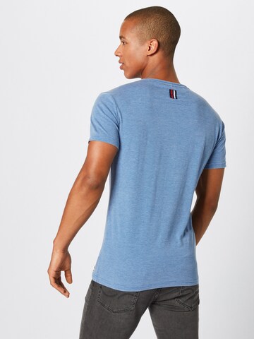 Key Largo Shirt 'Dieter' in Blauw: terug