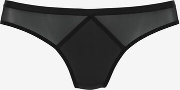 LASCANA Thong in Black: front