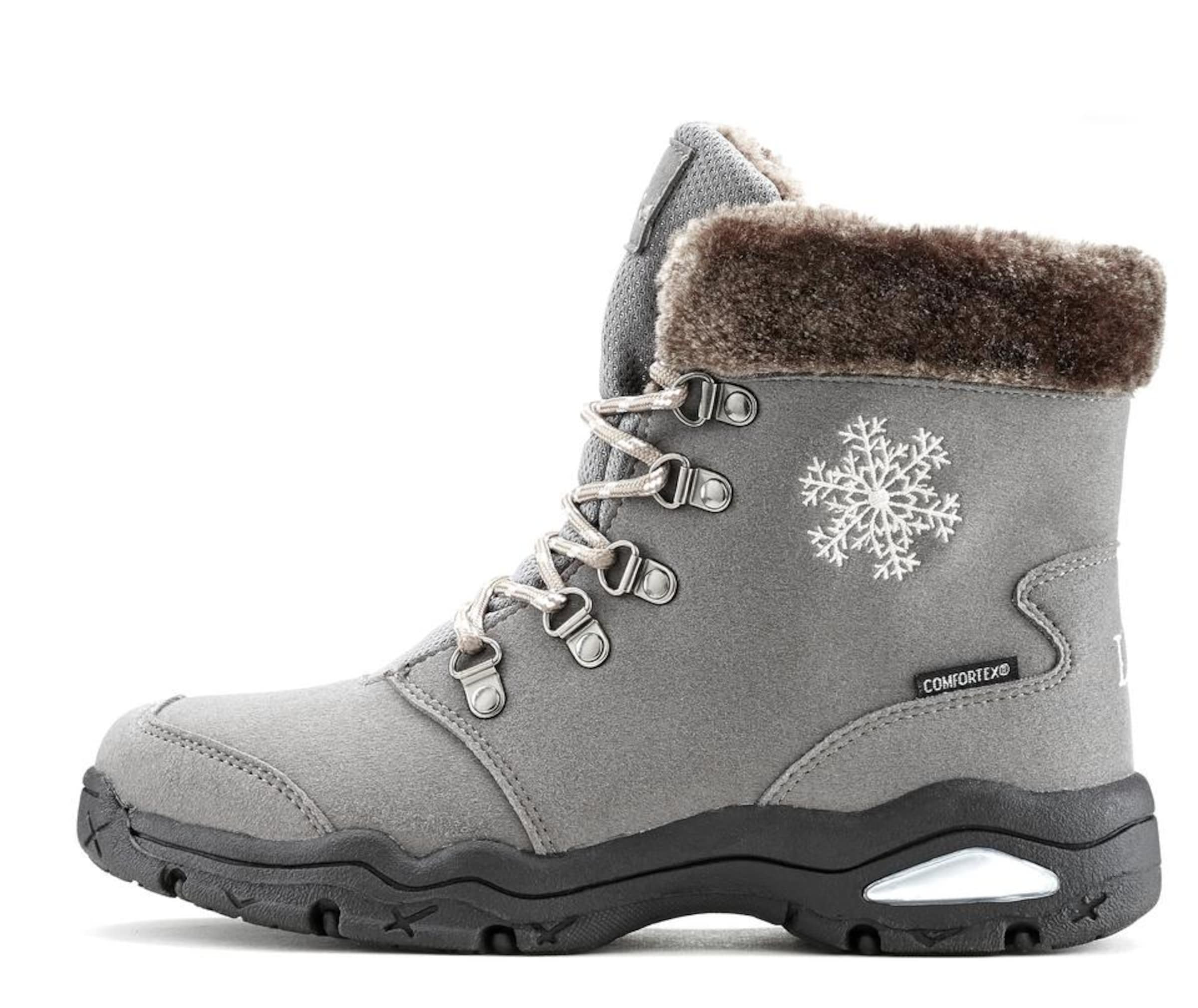 LASCANA Snow Boots in Grey: front