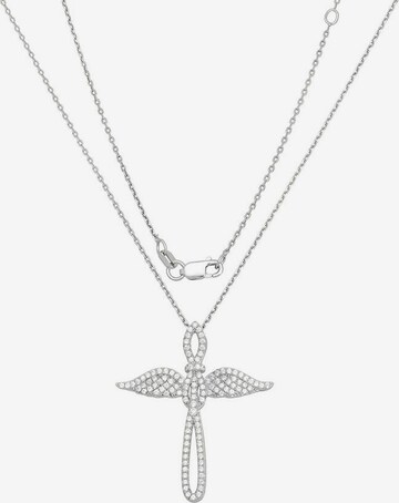 FIRETTI Necklace 'Engel Kreuz' in Silver