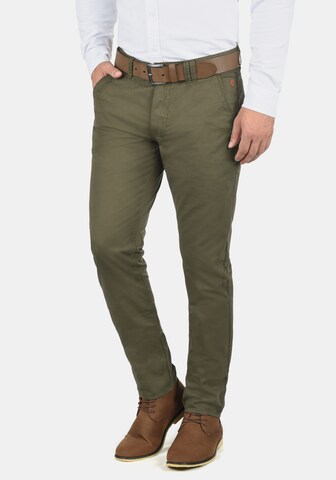 BLEND Regular Chino trousers 'Tromp' in Green: front