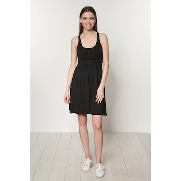 Rochie de plaja de la LASCANA pe negru: față