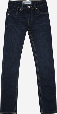 Levi's Kids Jeans '510 Skinny' in Blauw: voorkant