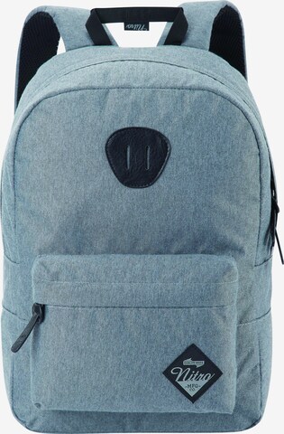 NitroBags Backpack in Blue: front