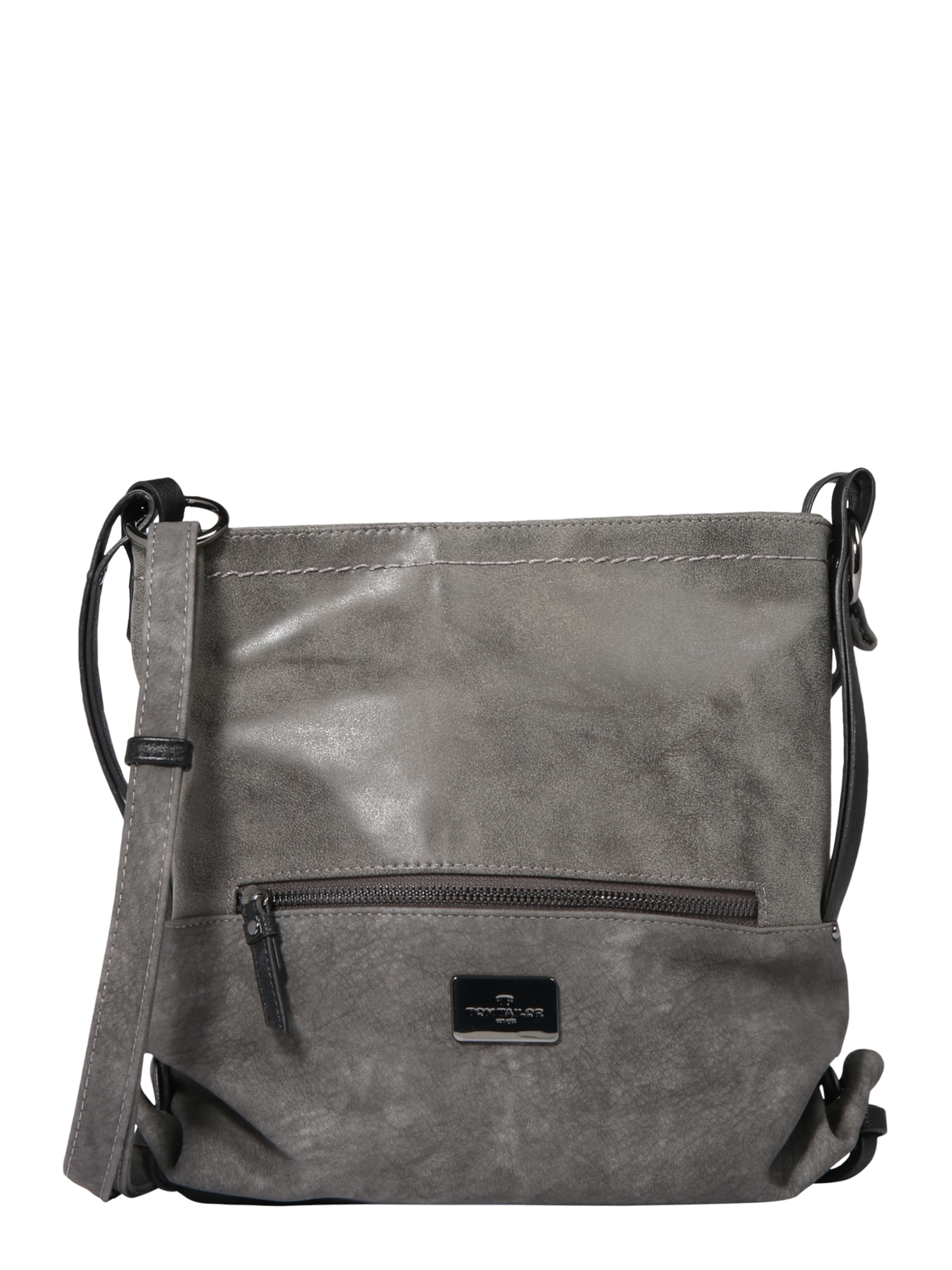TOM TAILOR Crossbody Bag 'Elin' in Grey: front