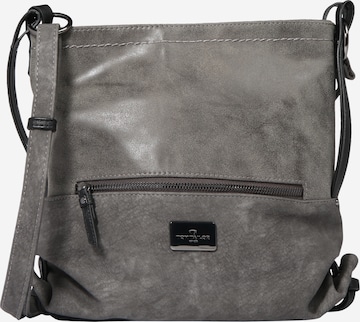 TOM TAILOR Crossbody Bag 'Elin' in Grey: front