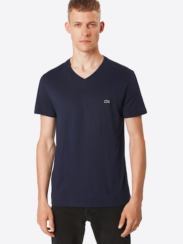 T-Shirt LACOSTE en bleu : devant