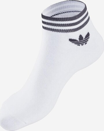 Regular Chaussettes 'Island Club Trefoil ' ADIDAS ORIGINALS en blanc