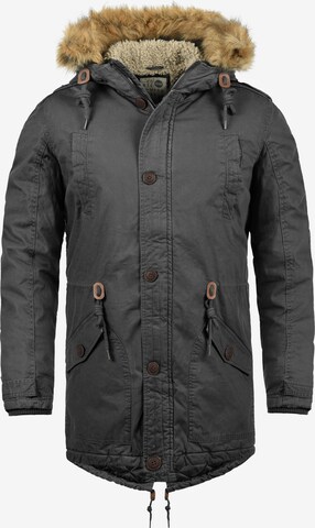 !Solid Winterjacke 'Clarki Teddy' in Grau: predná strana