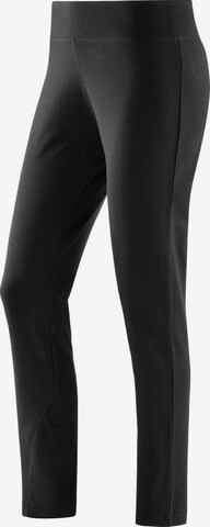 JOY SPORTSWEAR Slim fit Workout Pants ' FIORETTA ' in Black: front