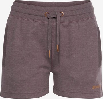 BENCH Regular Loungeshorts in Lila: predná strana