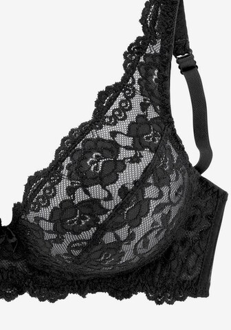 PETITE FLEUR T-shirt Bra in Black