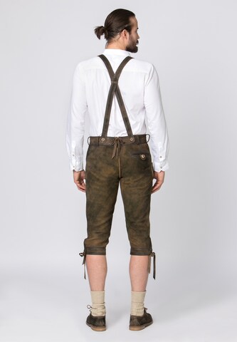 STOCKERPOINT Regular Traditional Pants 'Justin' in Brown