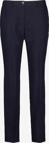 Regular Pantalon à plis GERRY WEBER en bleu : devant