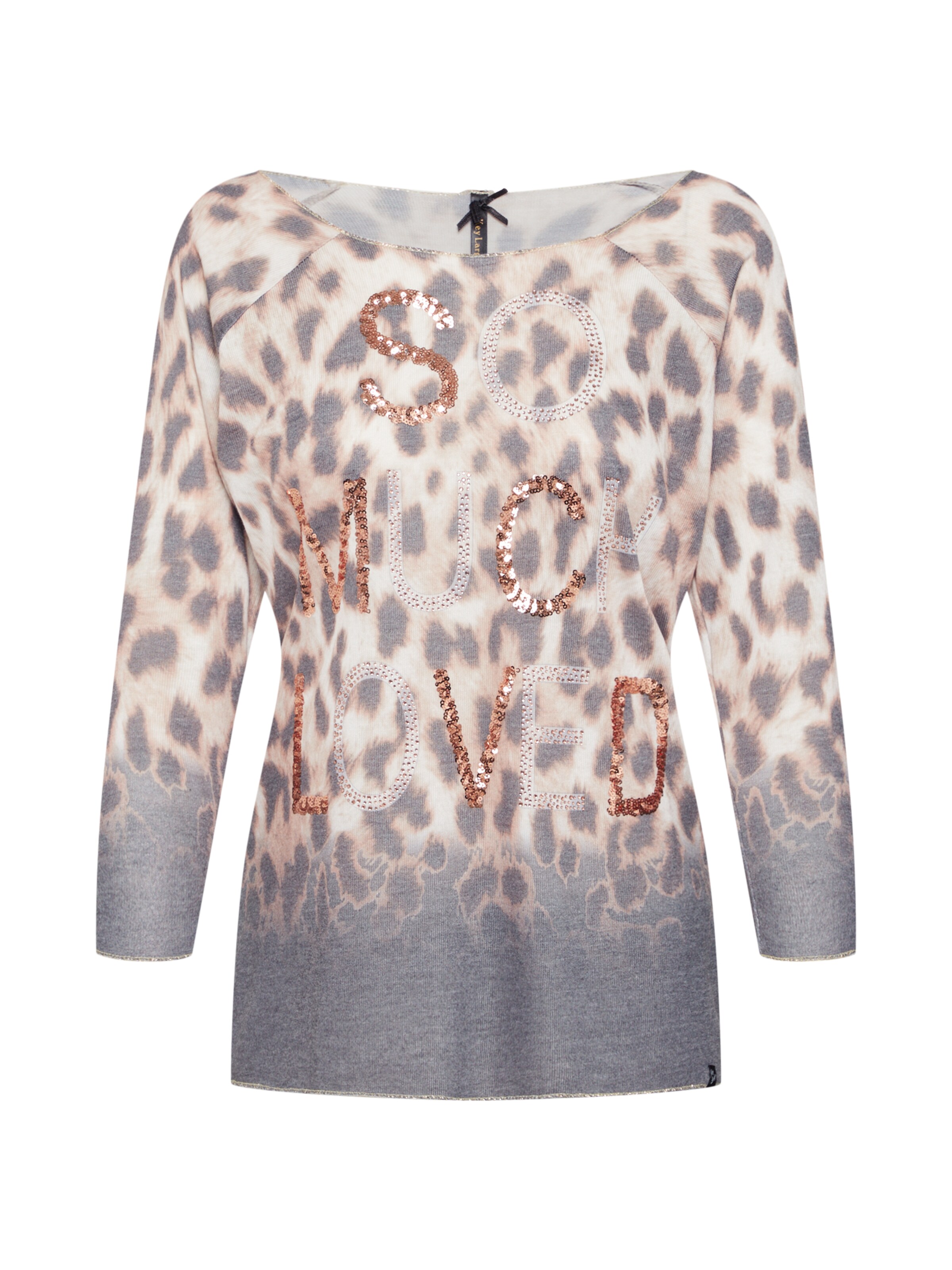 Key Largo - Shirt 'WLS LOVED' in de kleur Beige