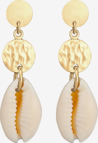 Boucles d'oreilles 'Muschel' ELLI en or