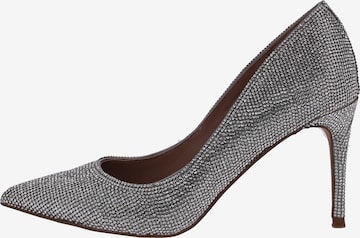 STEVE MADDEN Čevlji s peto | srebrna barva: sprednja stran