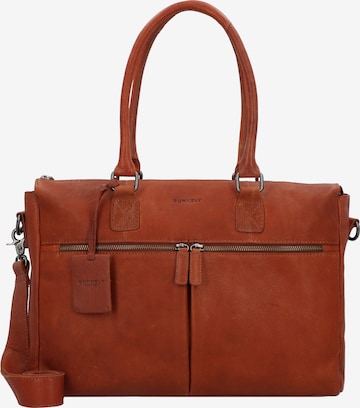 Burkely Shoulder Bag in Brown: front
