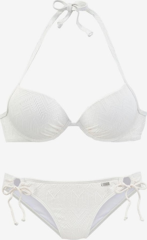 BUFFALO Push-Up-Bikini in Beige: predná strana