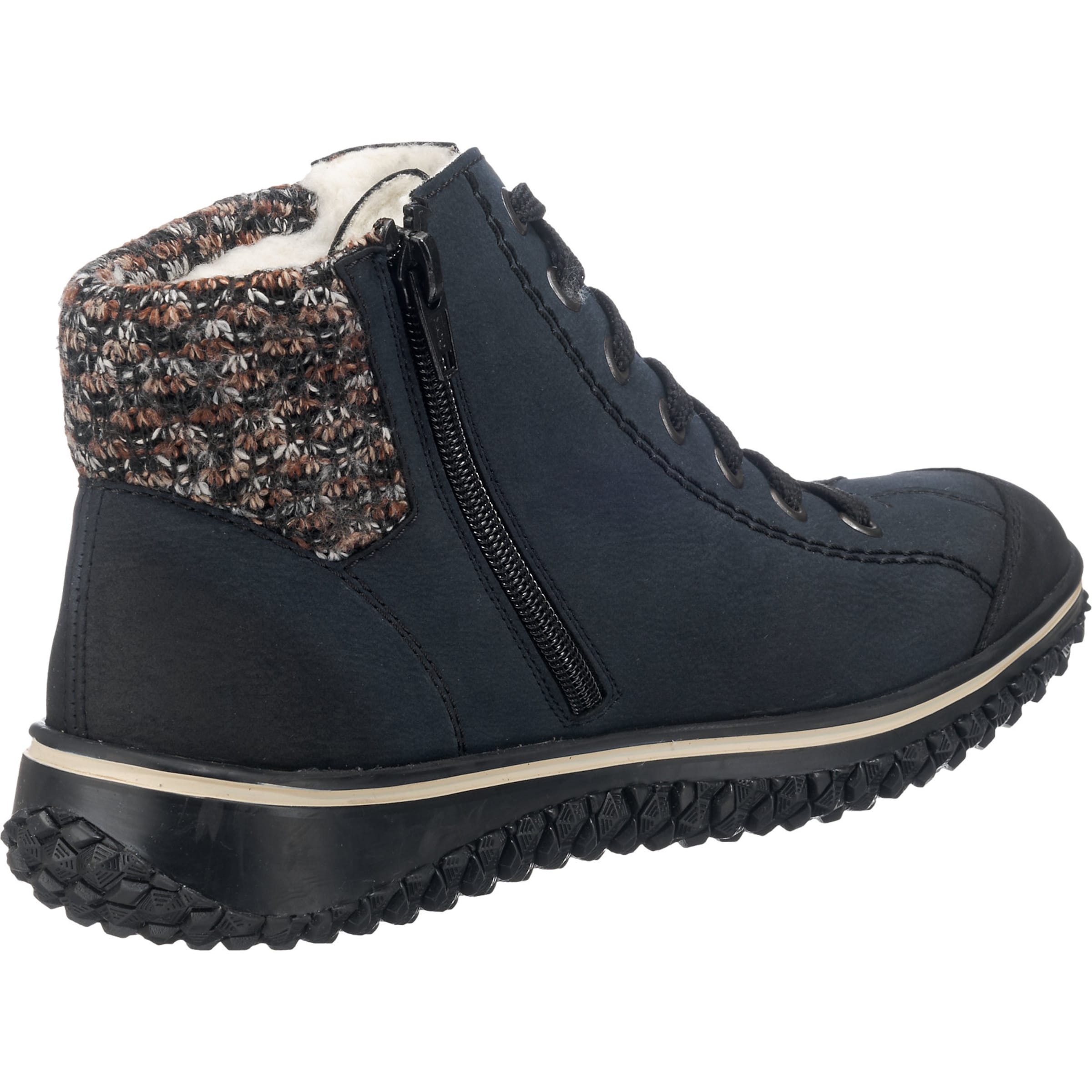 Rieker Schnürstiefelette in Blau