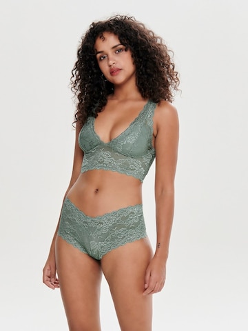 ONLY - Bustier Sujetador 'Chloe' en verde