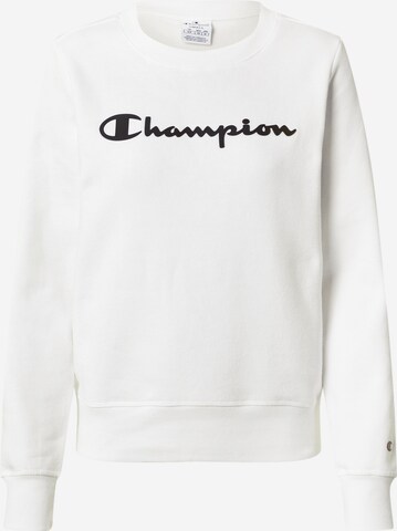 Champion Authentic Athletic Apparel Sweatshirt in White: front