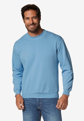 FRUIT OF THE LOOM Sweatshirt in Blau: predná strana