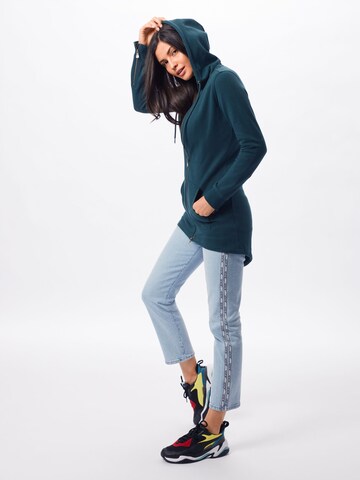 Urban Classics - Sudadera con cremallera en verde