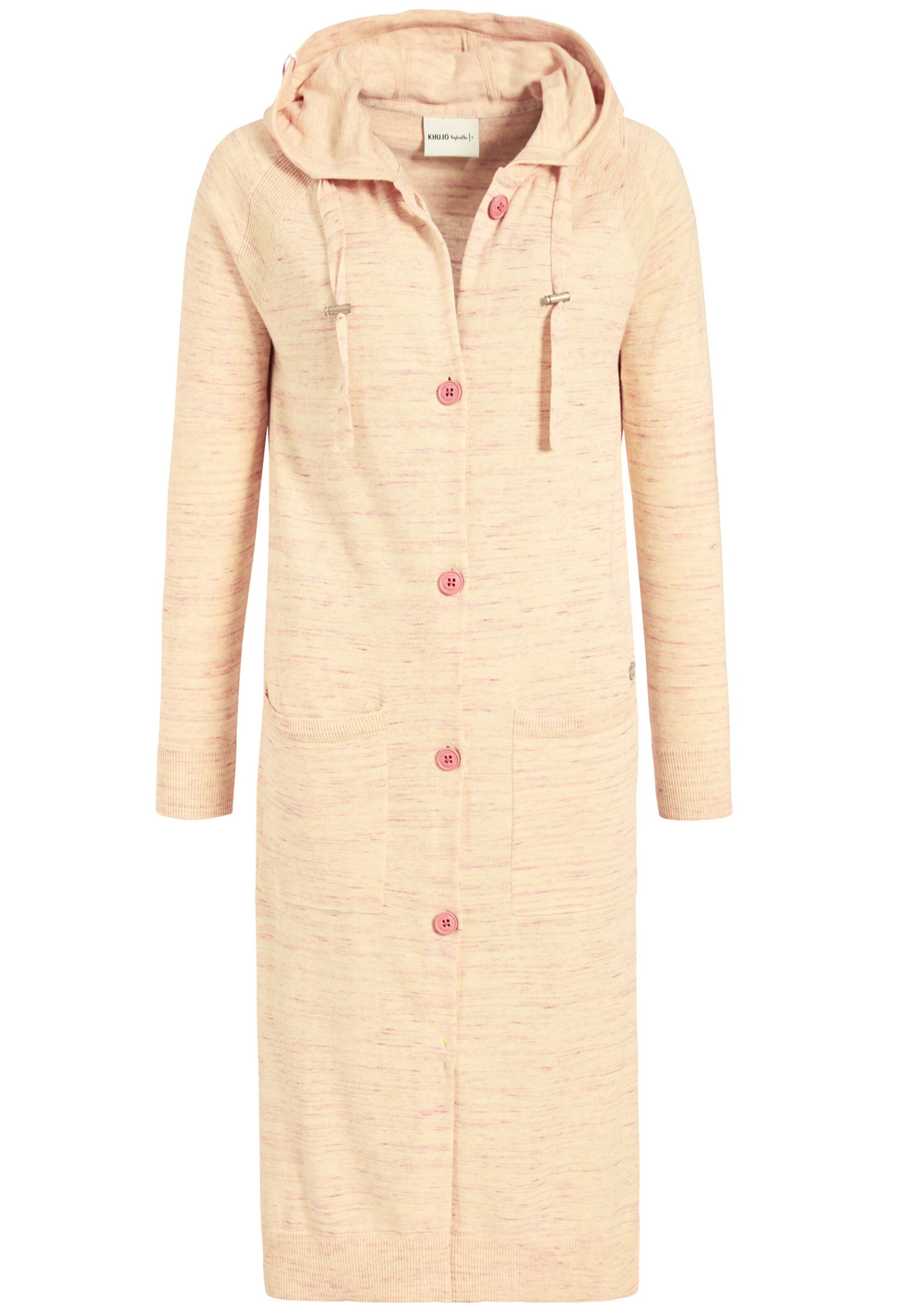 khujo - Gebreid vest 'Aletta' in de kleur Perzik