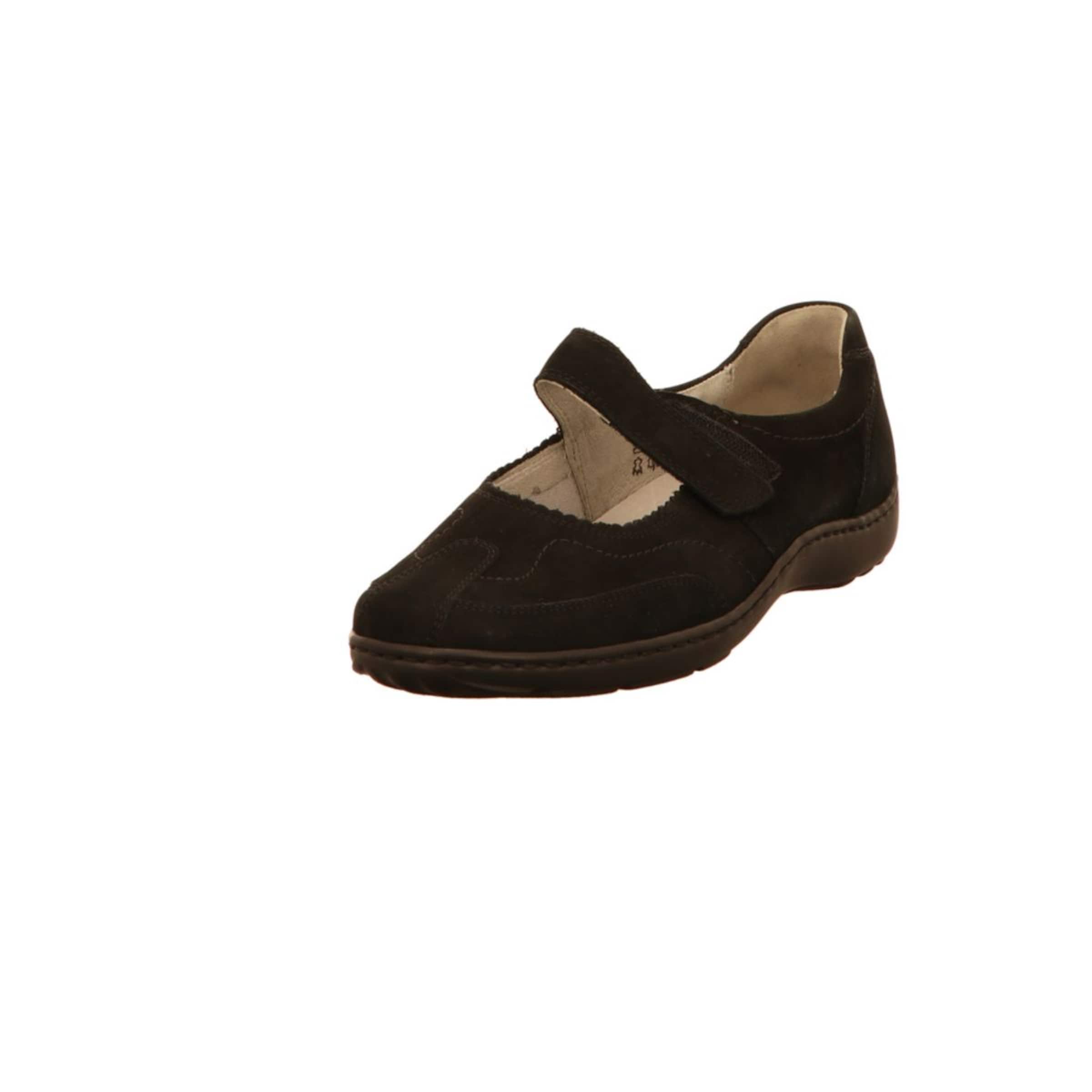 WALDLÄUFER Ballerina 'Henni' in Braun: Vorderseite