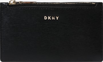 DKNY Wallet 'BRYANT-NEW BIFOLD CA' in Black: front