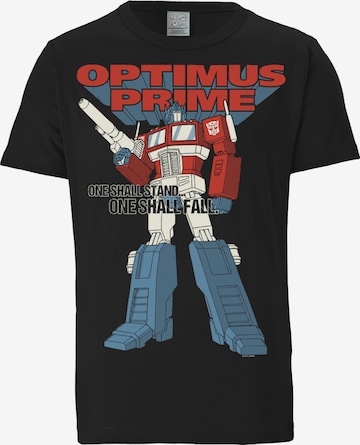 LOGOSHIRT T-Shirt "Transformers" in Schwarz: predná strana