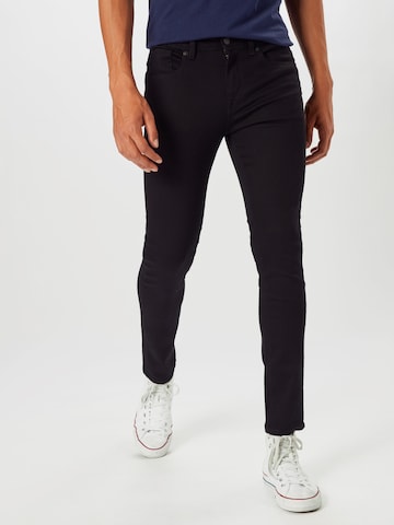 SELECTED Skinny Jeans 'Pete' in Black: front