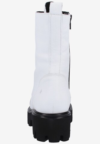 ILC Lace-Up Ankle Boots in White