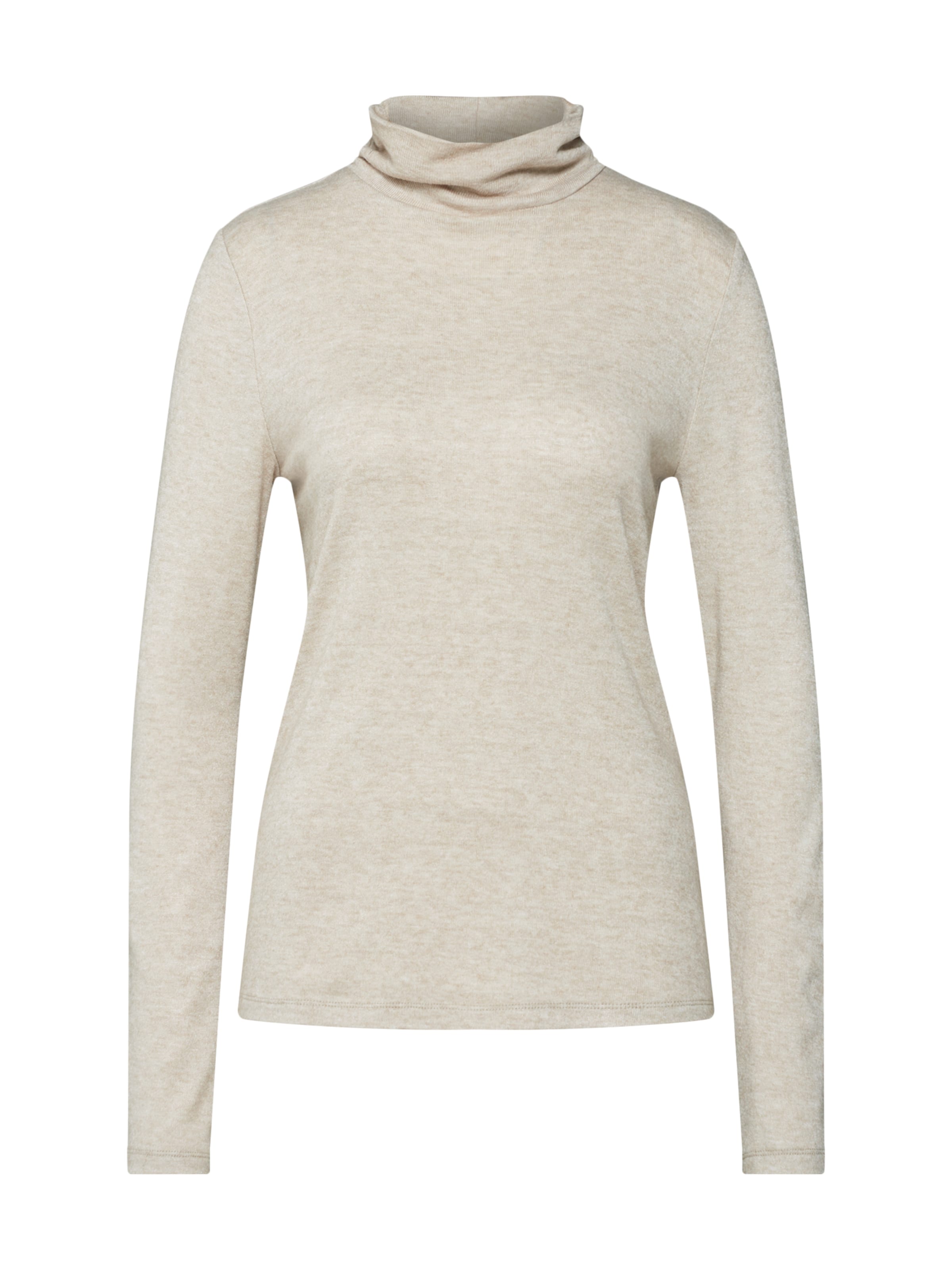 ONLY - Trui 'ASHLEY L/S HIGHNECK TOP BOX JRS' in de kleur Beige