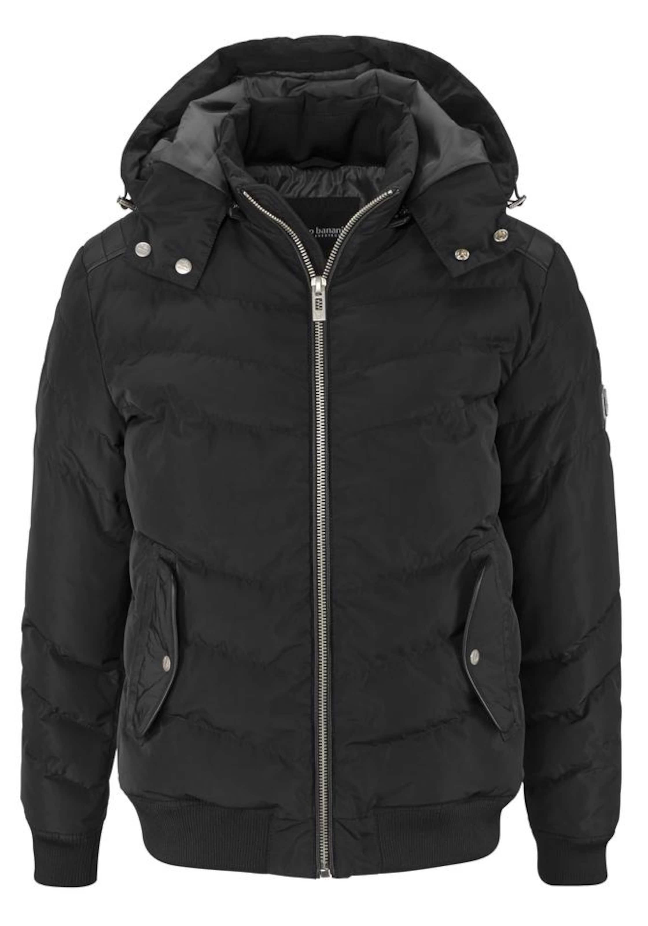 Bruno Banani Steppjacke in Schwarz: Vorderseite