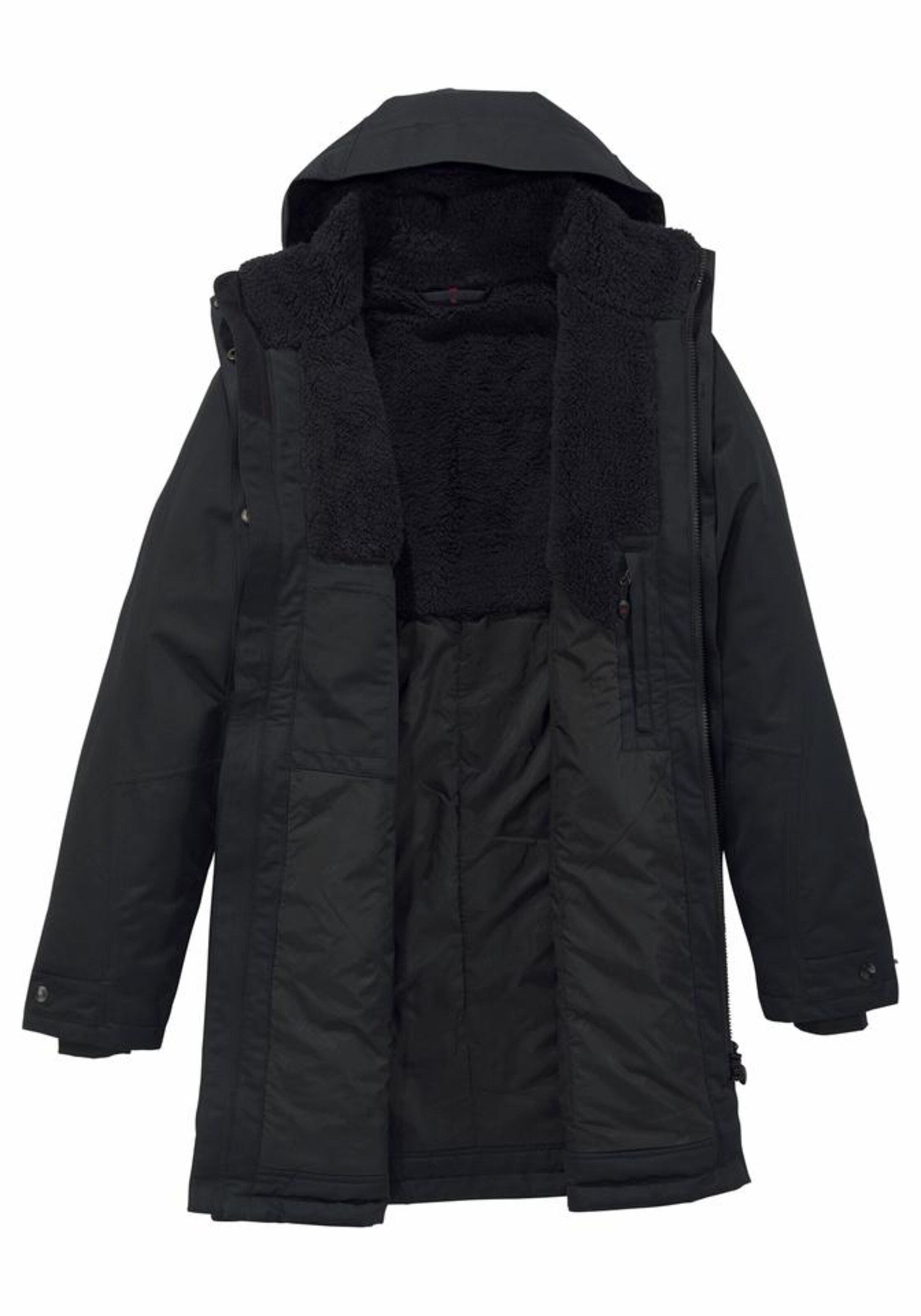 Maier Sports Raincoat in Black