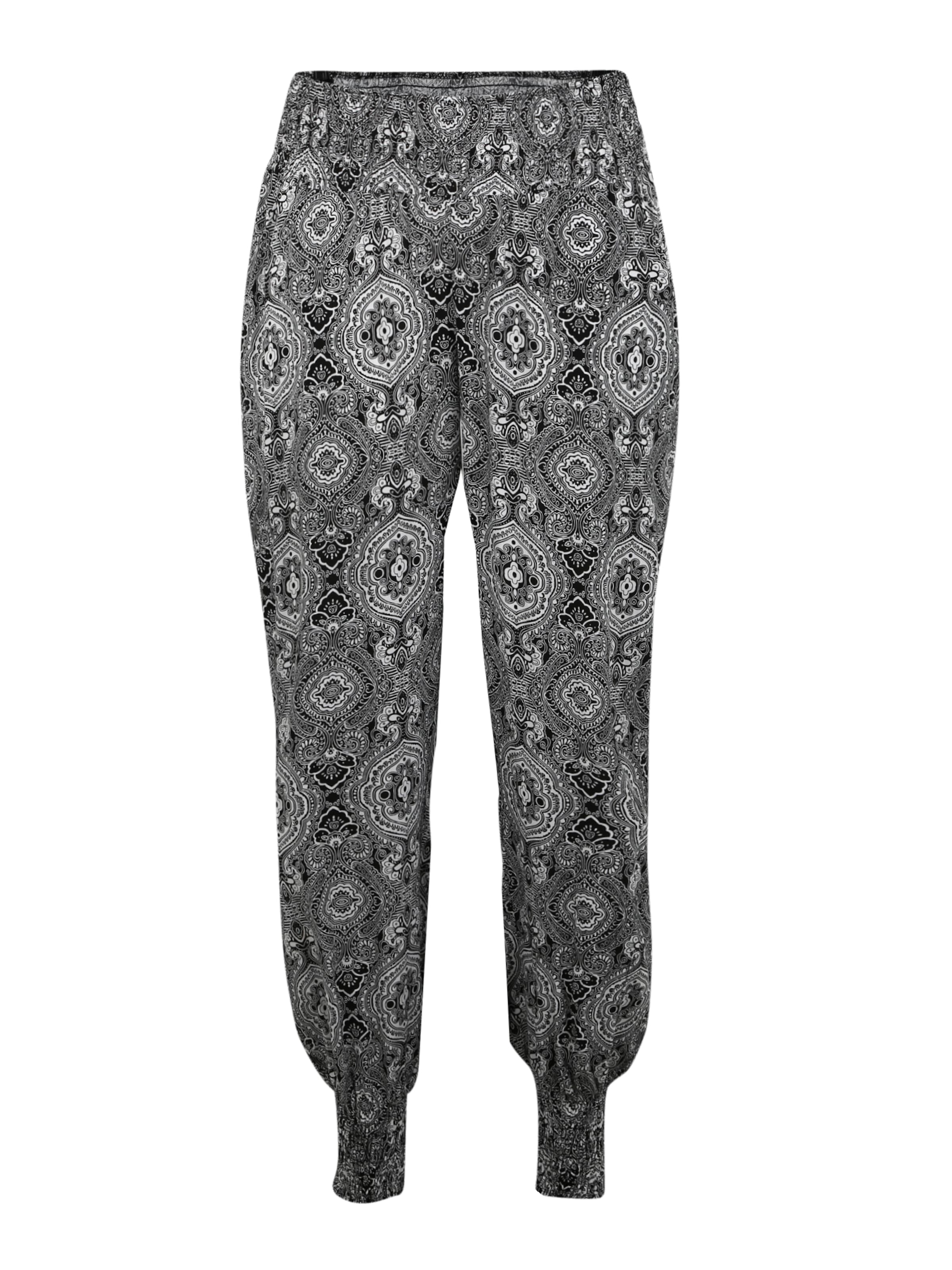 Urban Classics Curvy - Broek 'Ladies Sarong' in de kleur Zwart