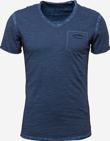 Key Largo Shirt 'Soda' in Blue: front