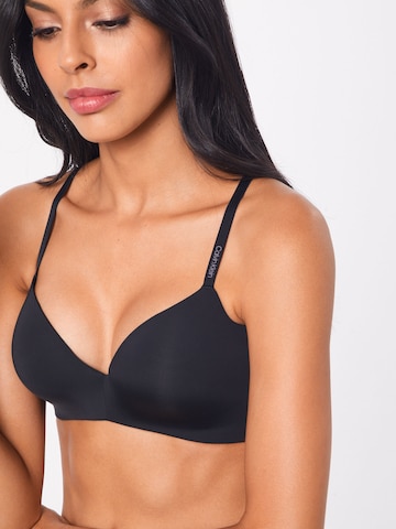 Calvin Klein Underwear T-shirt Bra in Black: front