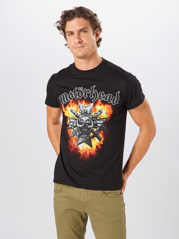 Coupe regular T-Shirt 'Motörhead Bad Magic' Mister Tee en noir : devant