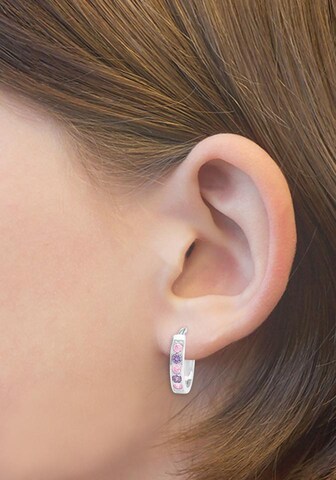 AMOR Earrings in Silver: front