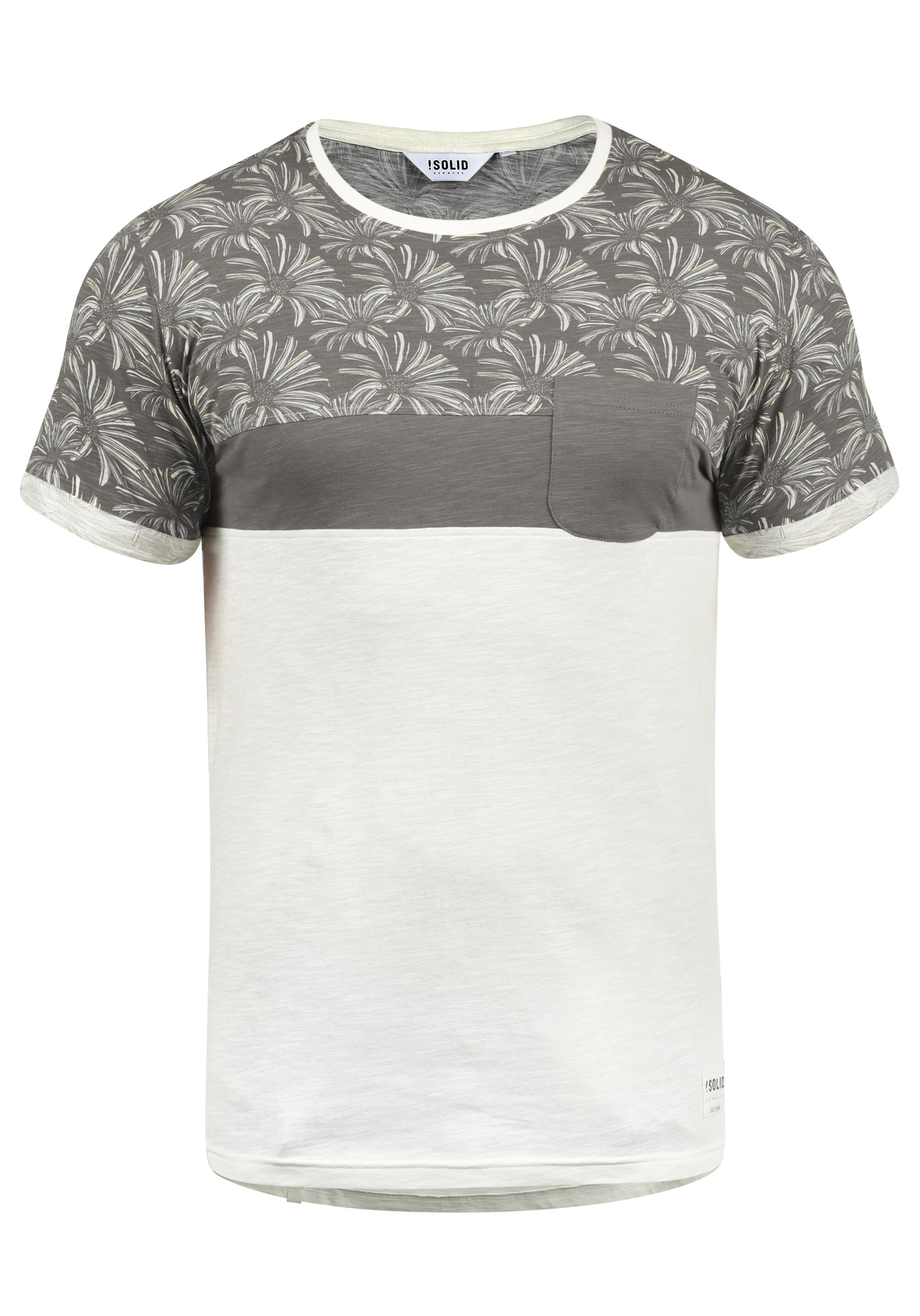 Maglietta 'Florian' di !Solid in bianco: frontale